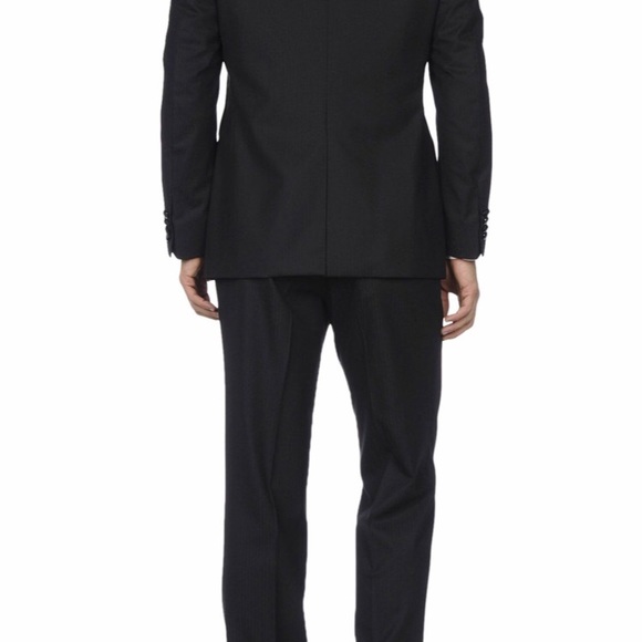 Hand Stitched Beautiful Canali Black Dinner Suit - Picture 2 of 2